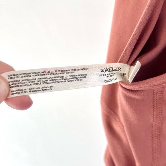 Free People Movement Side To Side Onesie Fitted Jumpsuit In Coral Clay Medium - Picture 10 of 10